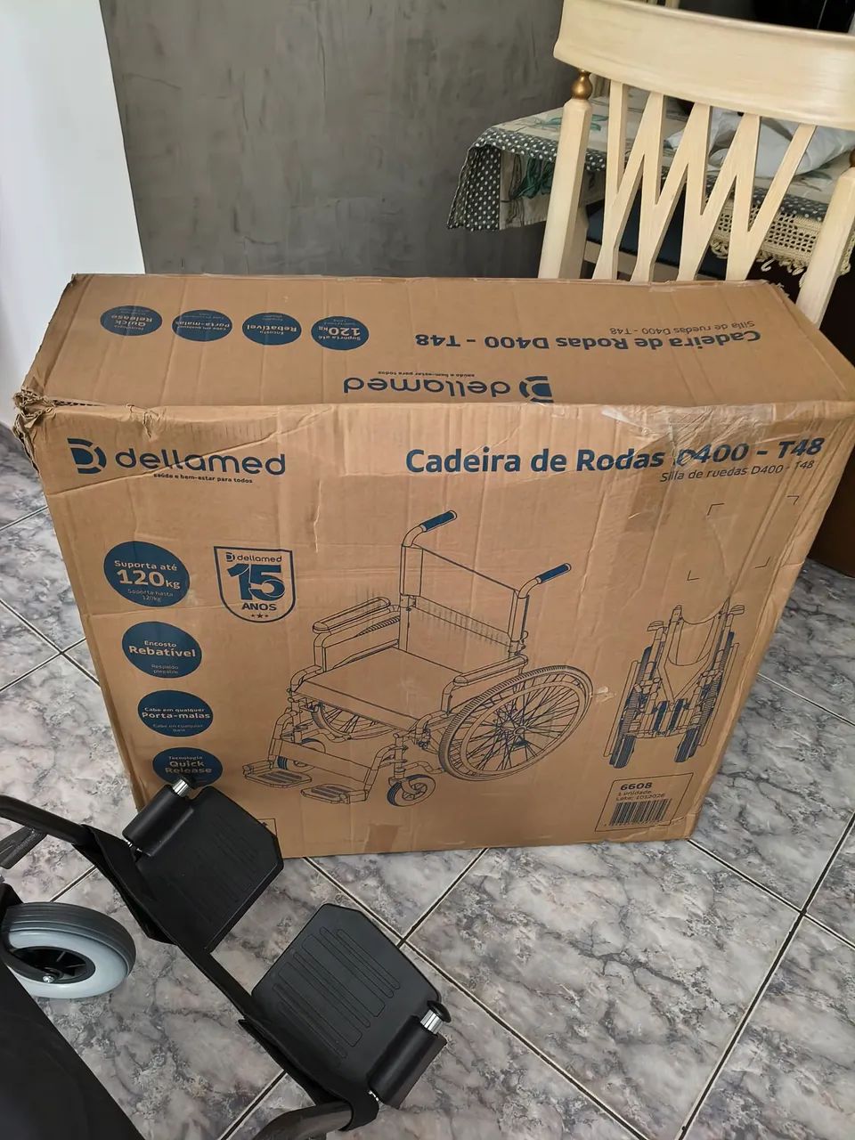 Cadeira de rodas Dellamed - Foto 4