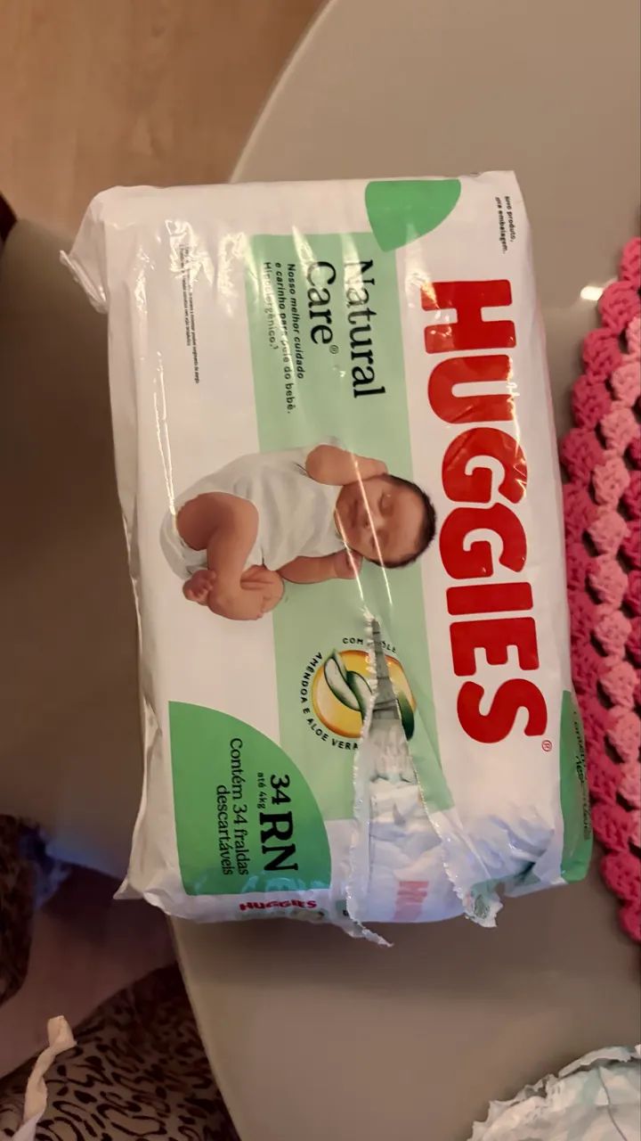 Fralda Huggies RN 34 un