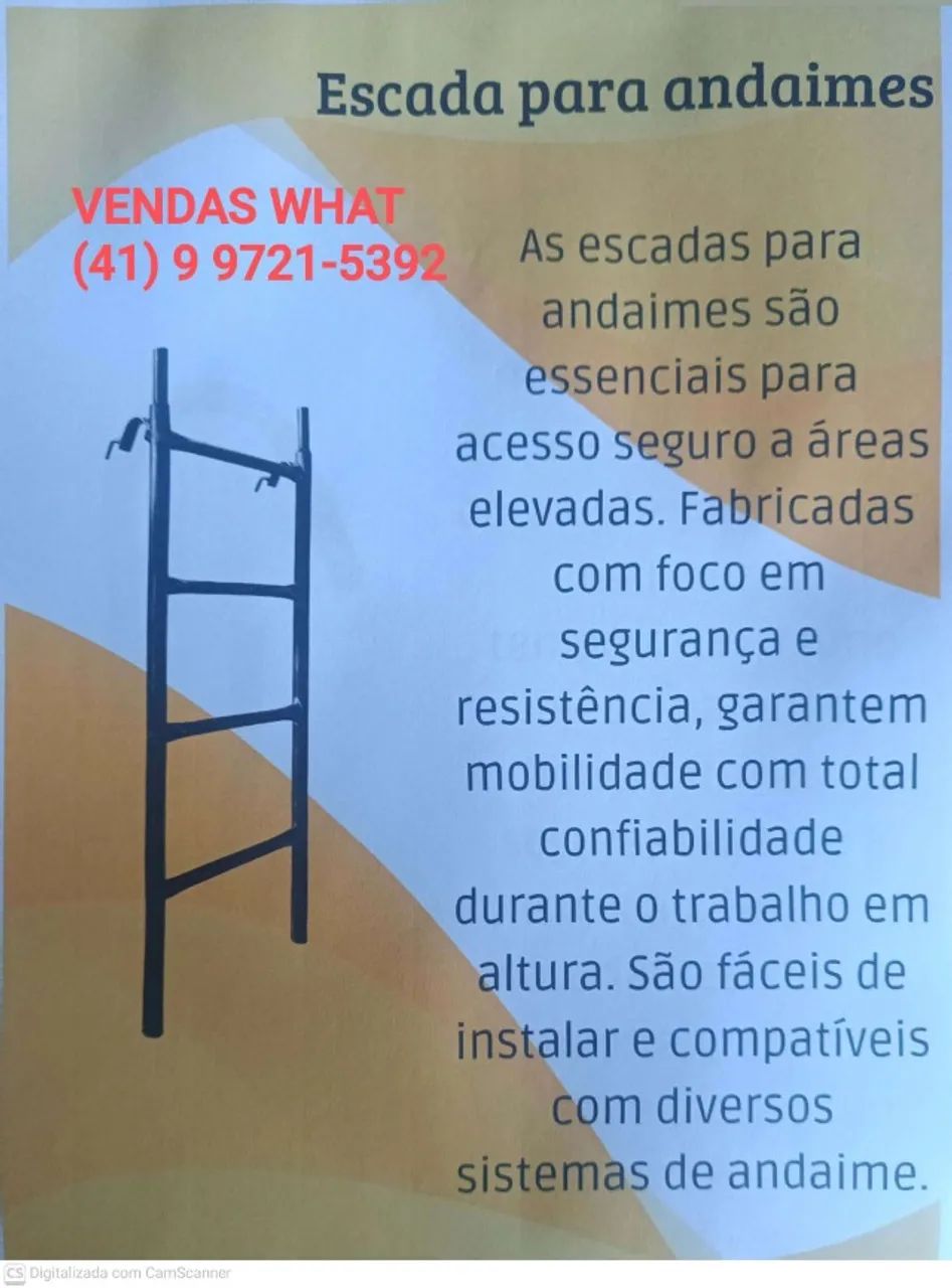 ESCADA PARA ANDAIMES 2MT