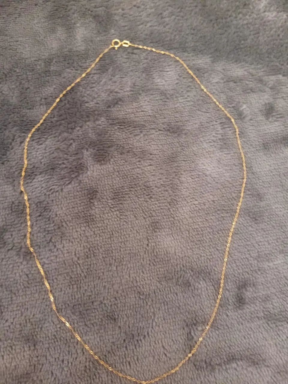 Cordão de ouro estilo gargantilha , 20cm ,0.9 - Foto 2