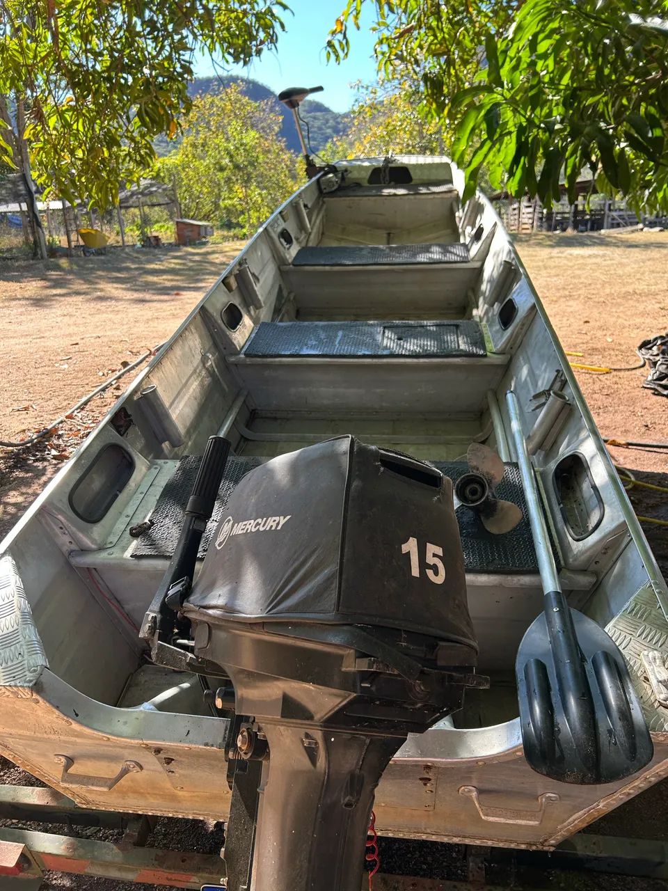 Vendo Barco 2001 completo Motor 15hp Mercury  - Foto 2
