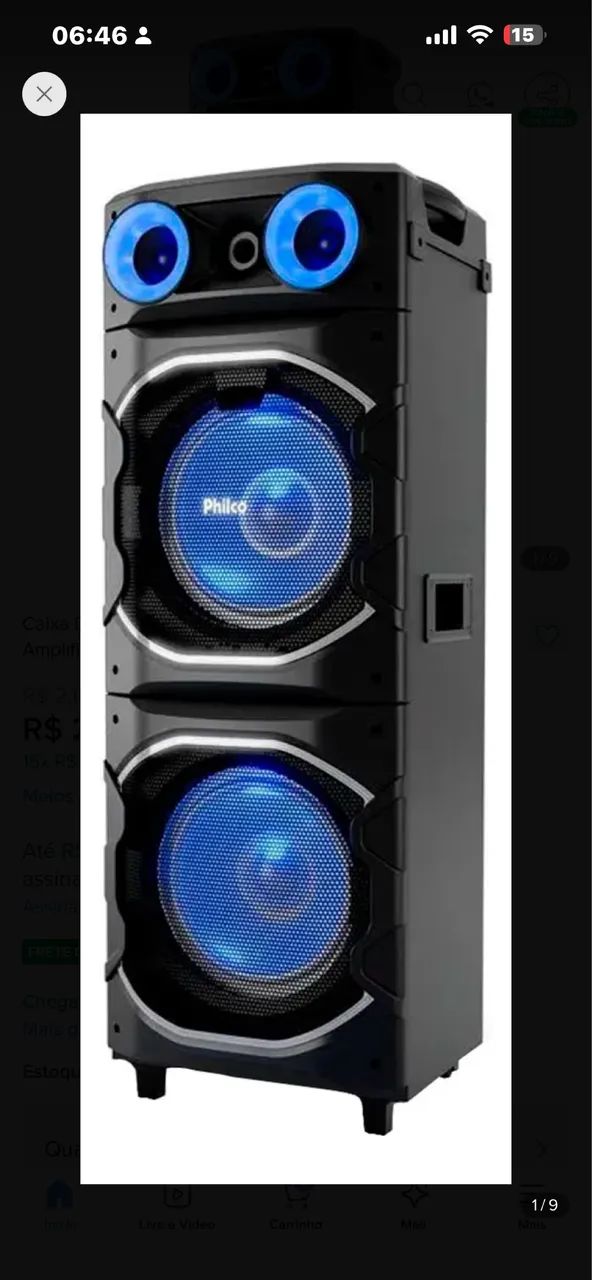 Caixa de som Philips 2500 PCX xtreme - Foto 2