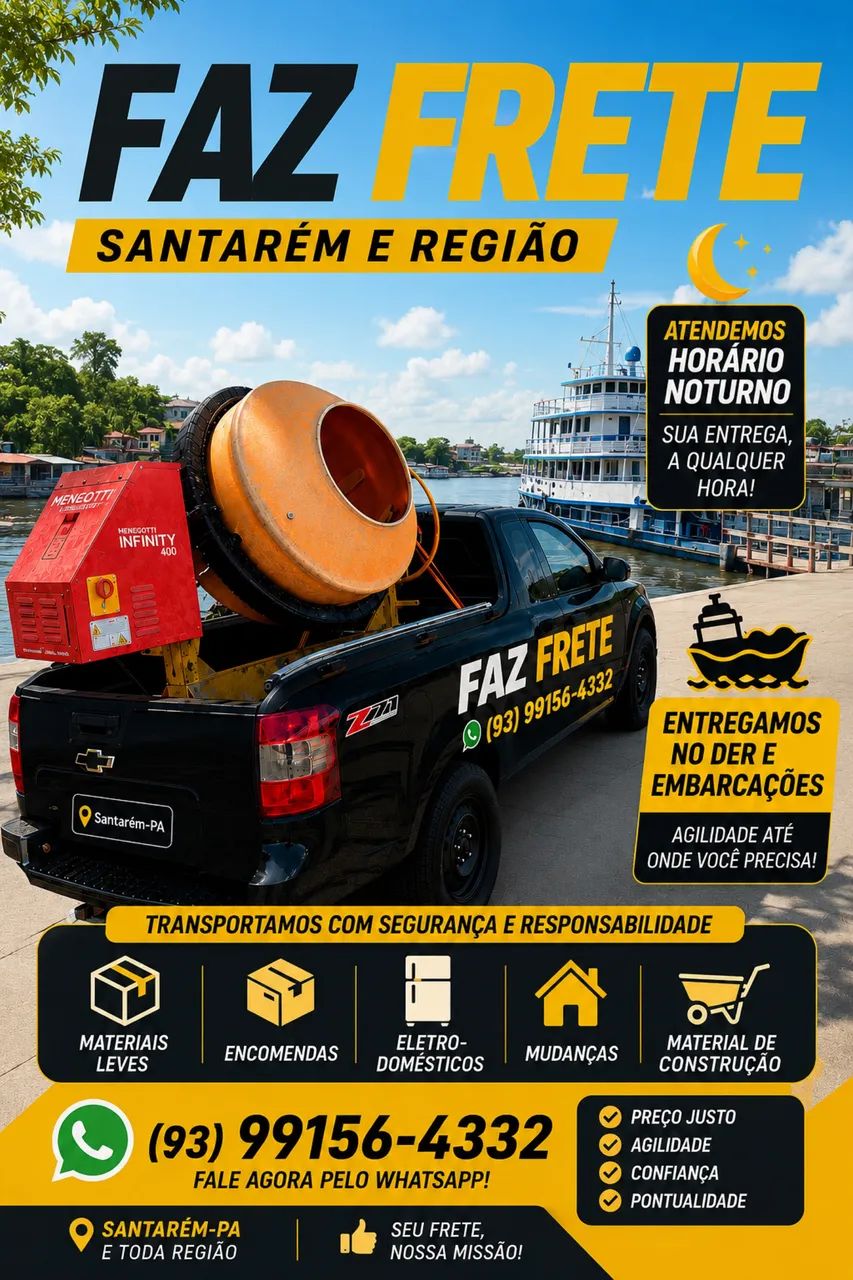Frete em Santarém e região 