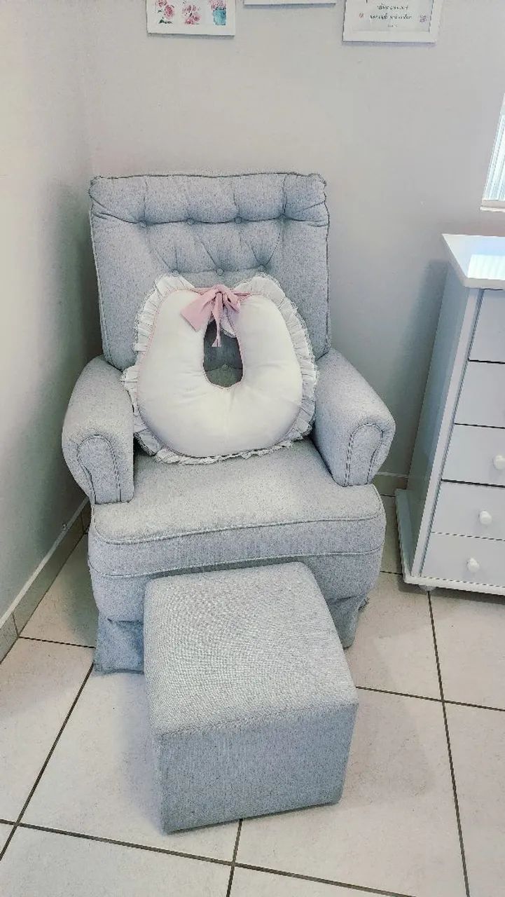 Poltrona de amamentação de balanço - Foto 2