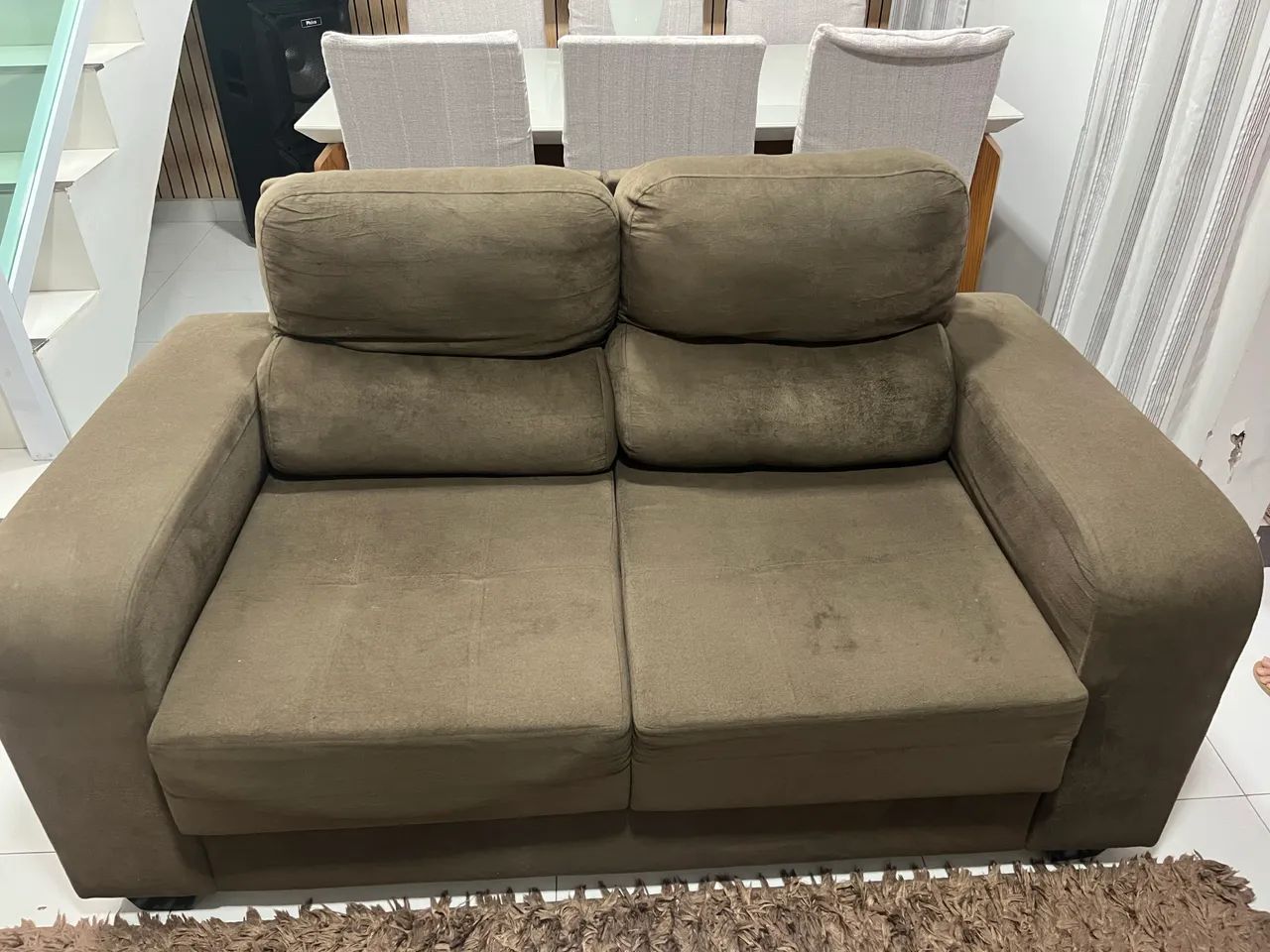 Sofá 2 lugares retrátil 