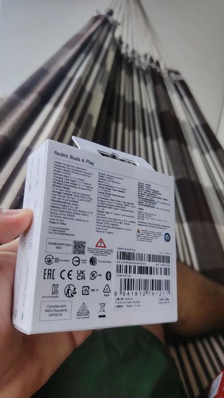 Fone Xiaomi TWS Redmi Buds 6 Play - Foto 5