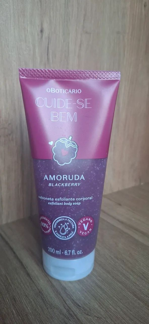 Sabonete esfoliante amoruda blackberry