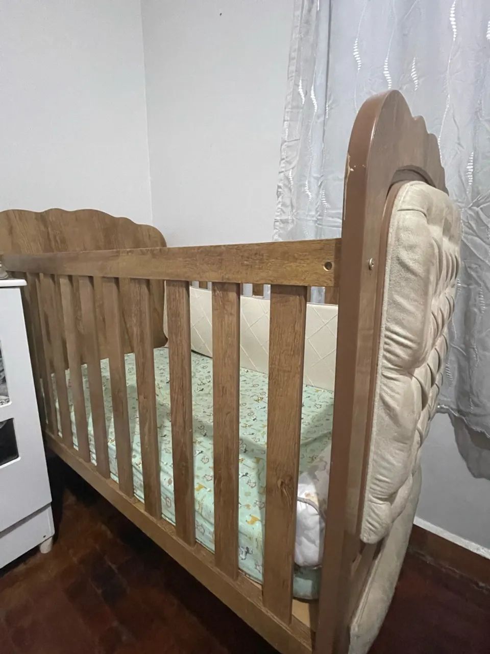 Berço mini cama com capitonê  - Foto 2