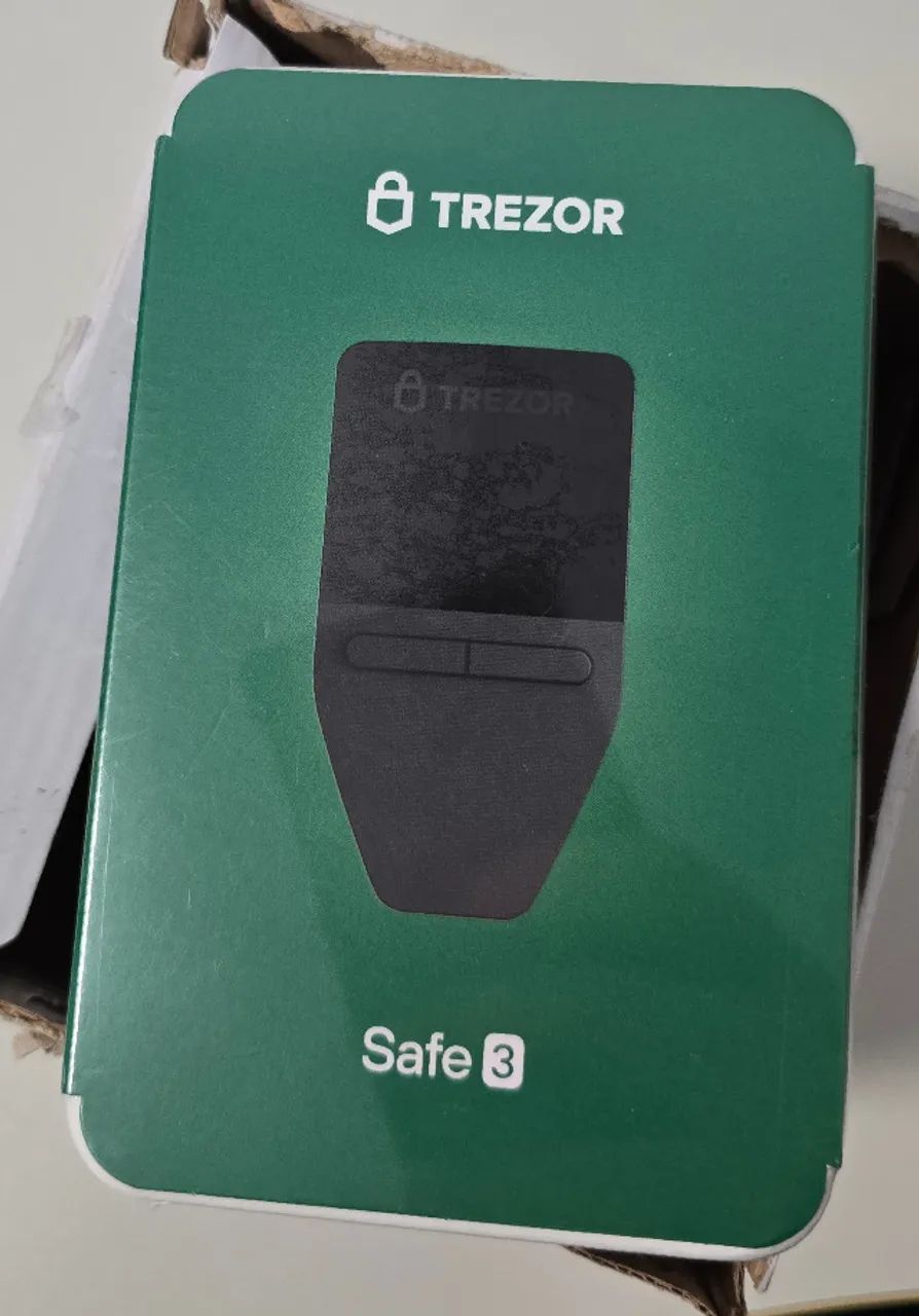 Trezor Safe 3 - Cold Wallet Cripto (Original e Lacrada)