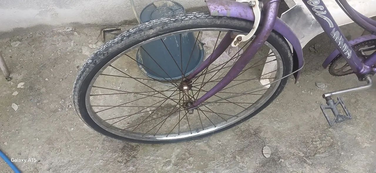 Bicicleta antiga caloi ceci. Com solda - Foto 2