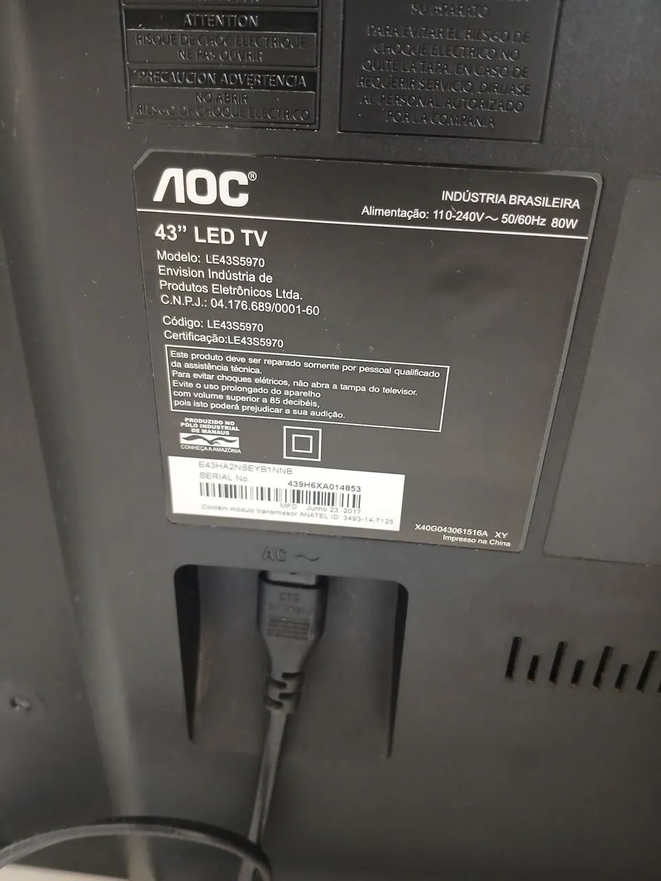 Vendo TV Oac 43 Smart - Foto 3