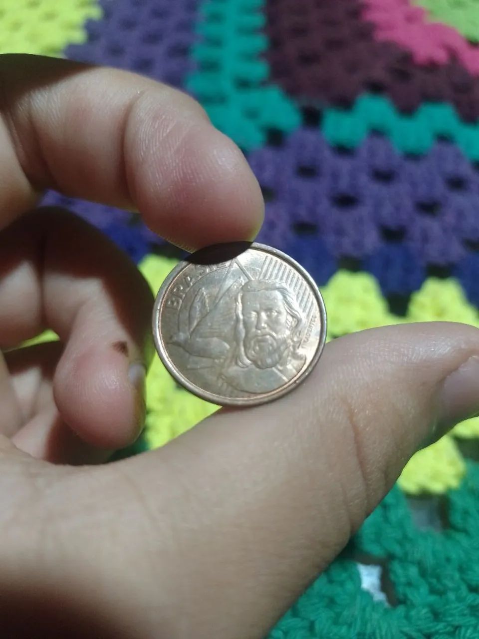 Moeda 5 centavos de Tiradentes  - Foto 3