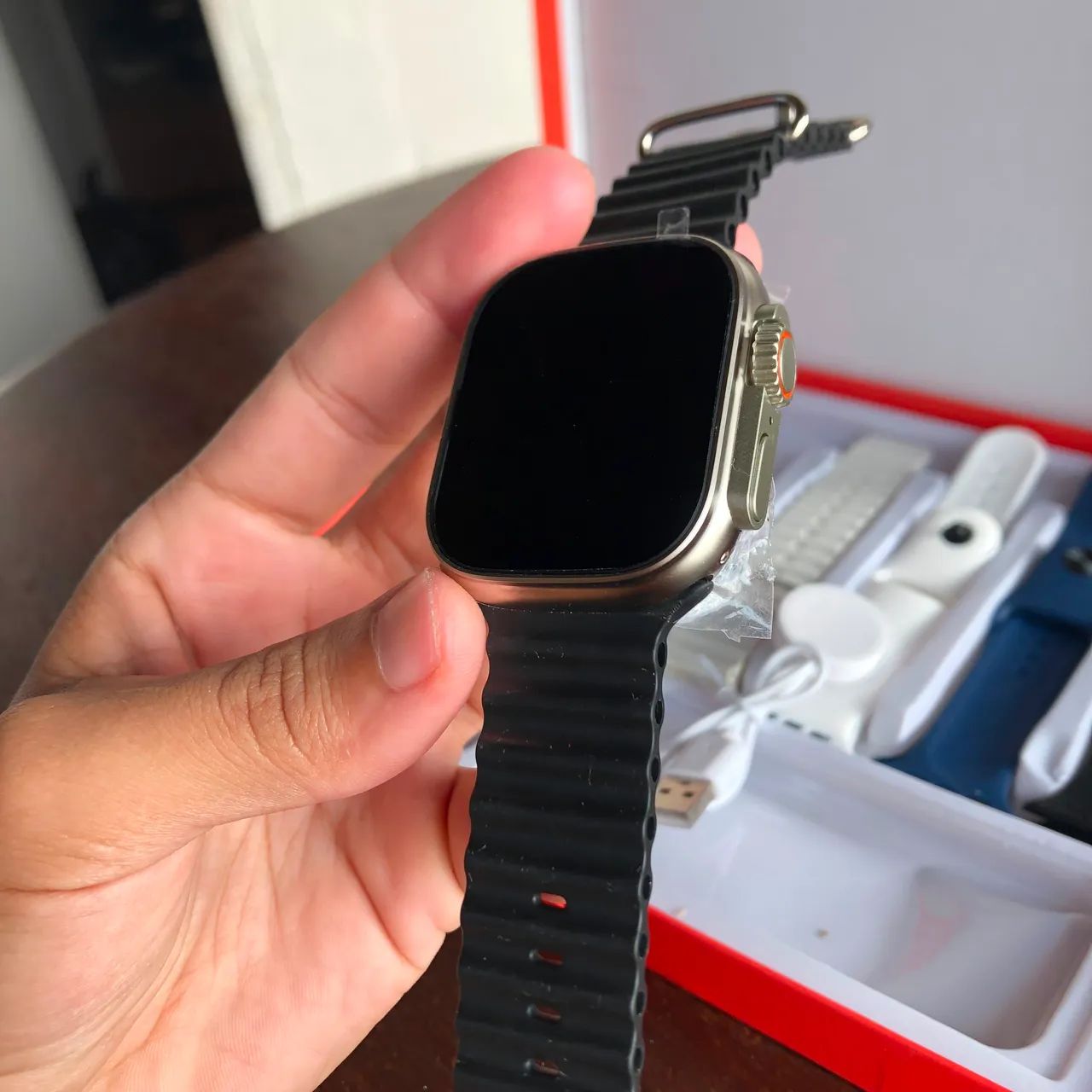Smartwatch com 7 pulseiras novo - Foto 2