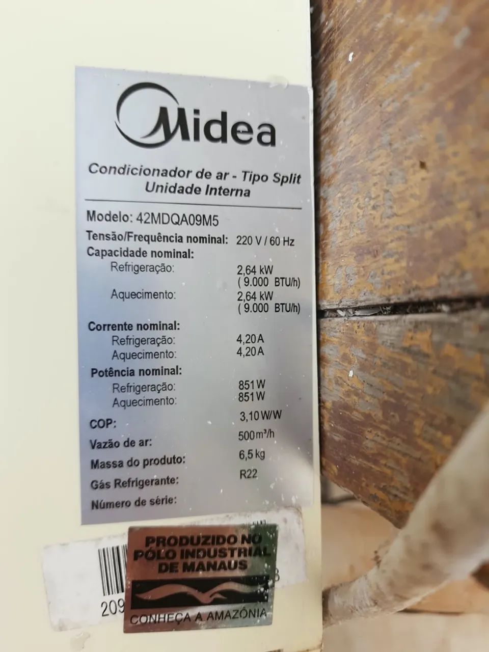 Ar condicionado Split ÓTIMAS CONDIÇÕES  - Foto 2