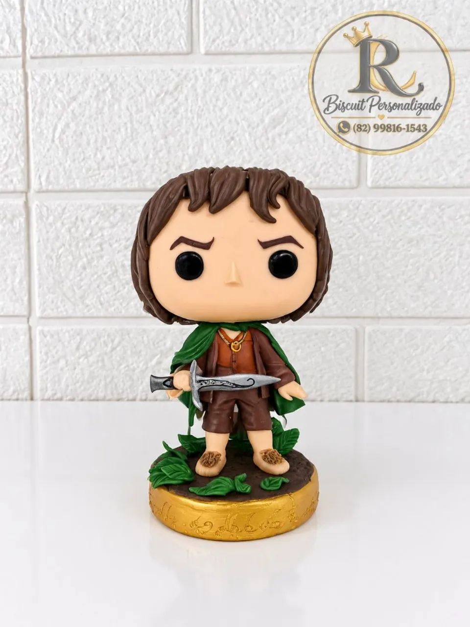 Pop personalizado em biscuit