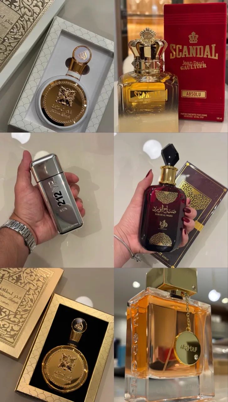Perfumes árabes e importados 