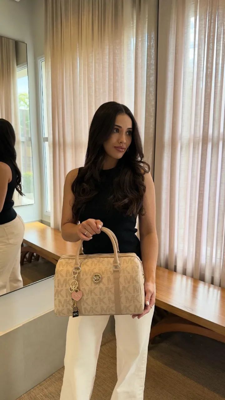 Bolsa Michael Kors Monograma Clássica Premium - Foto 4