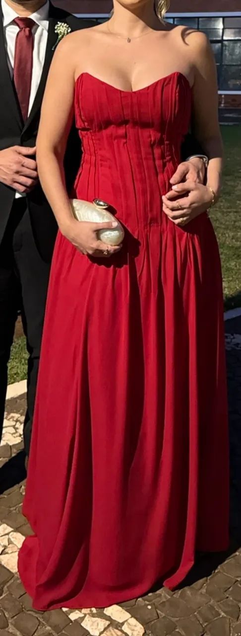 Vestido de festa marsala - Foto 3