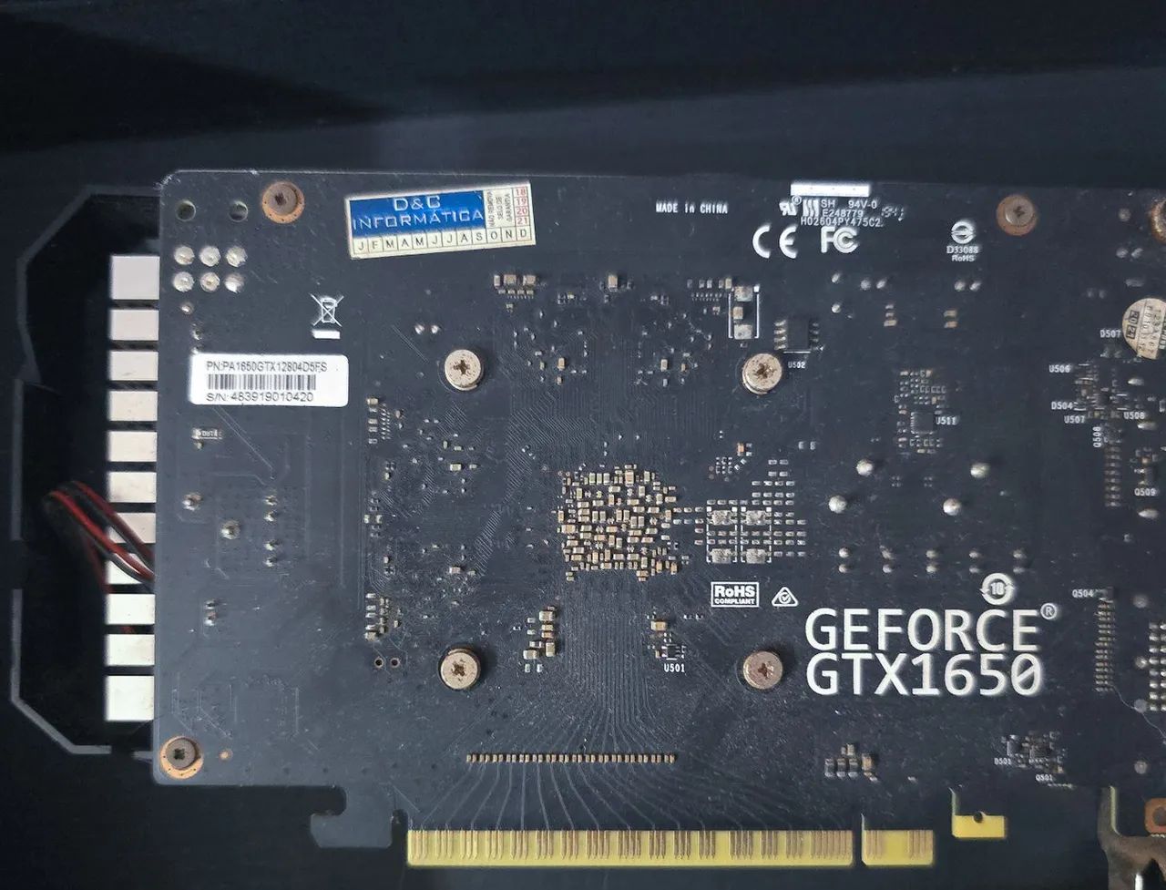 GTX 1650 4GB NVIDIA  - Foto 3