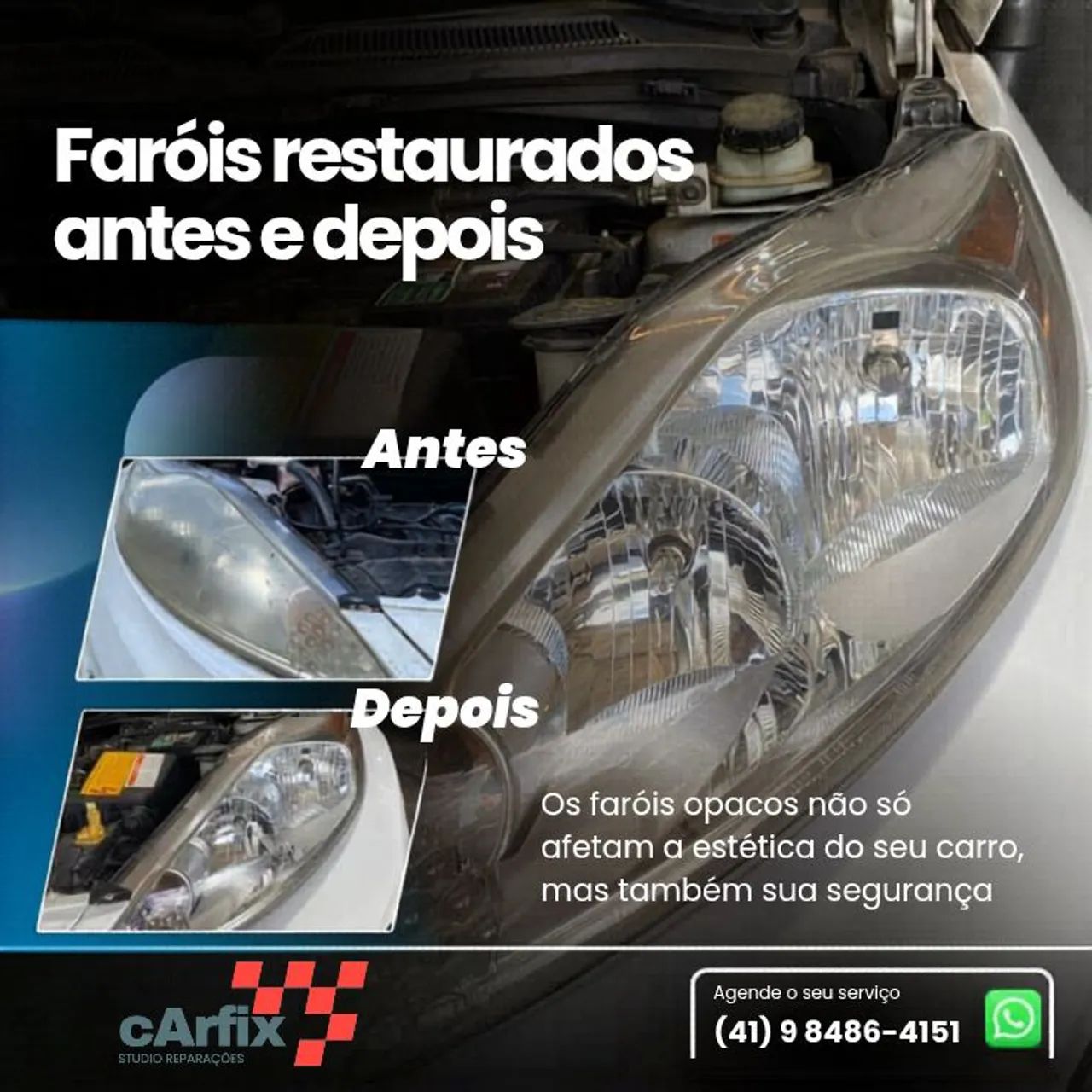 Recuperadora de Farol ( Restauração de Lente )