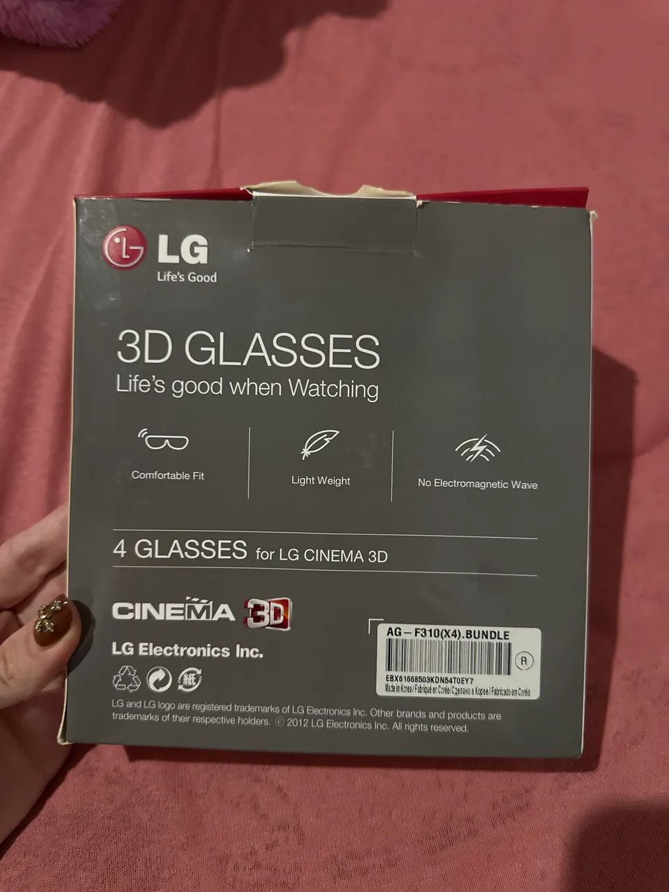 3D glasses LG (4 óculos) - Foto 3