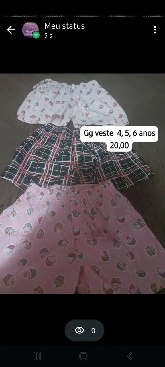 Short infantil  p ou gg  - Foto 3