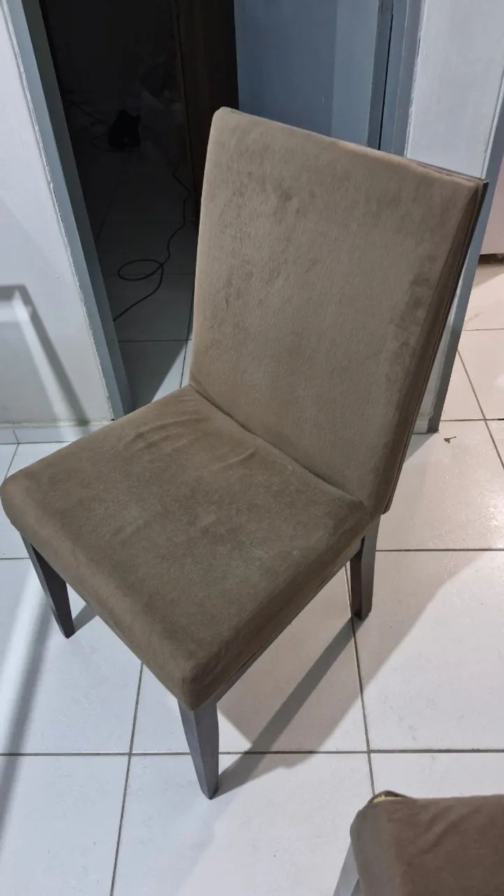Mesa de Jantar - Vidro Quadrada 8 cadeiras APENAS VENDA - Foto 5