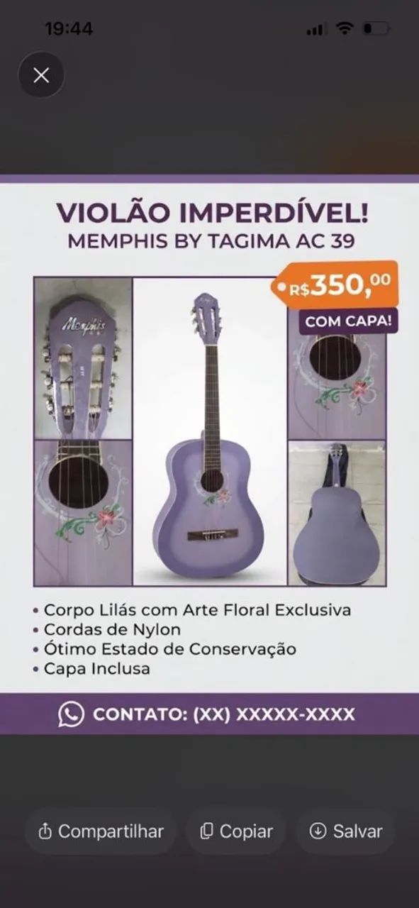 Violão  Memphis Tagima 
