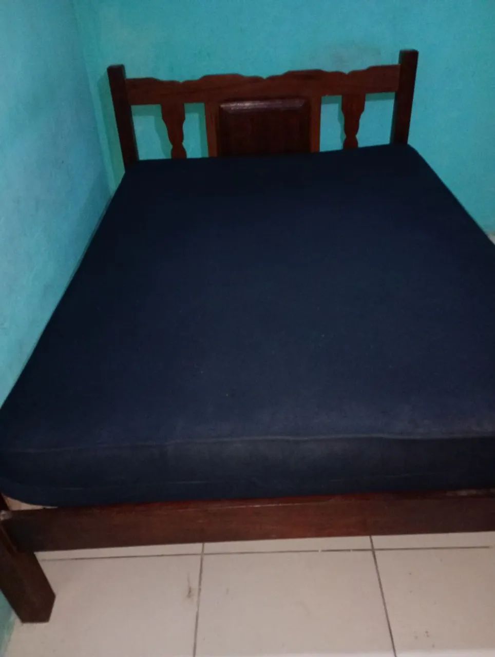 Cama casal com colchão  - Foto 4
