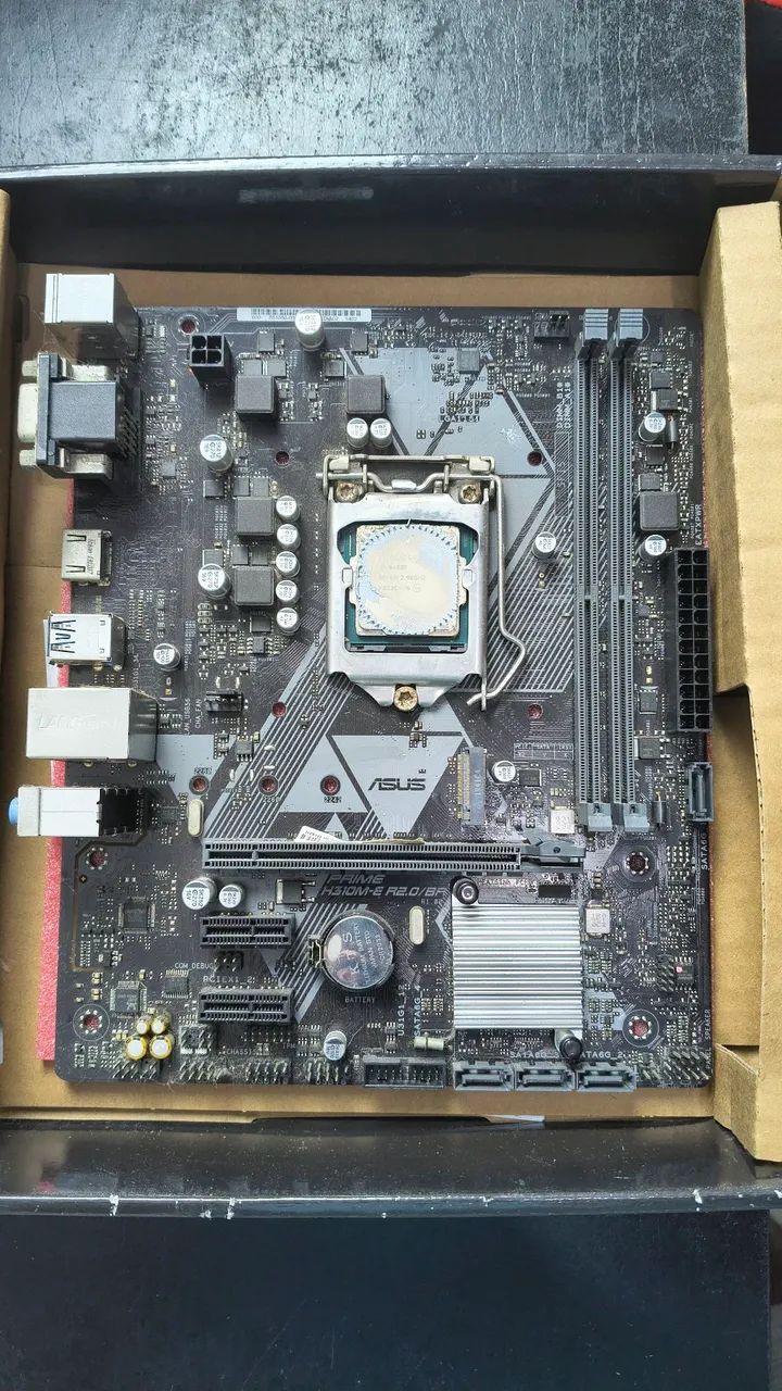 Kit i5 9400F + placa mãe ASUS H310M-E