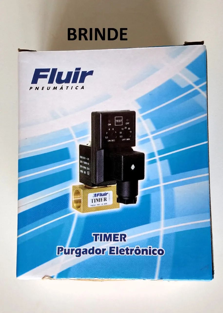 Kit 8 Purgadores Eletrônicos Cronomatic 6000 16Bar 3/8pol Metalplan 220V + 2 brindes - Foto 6
