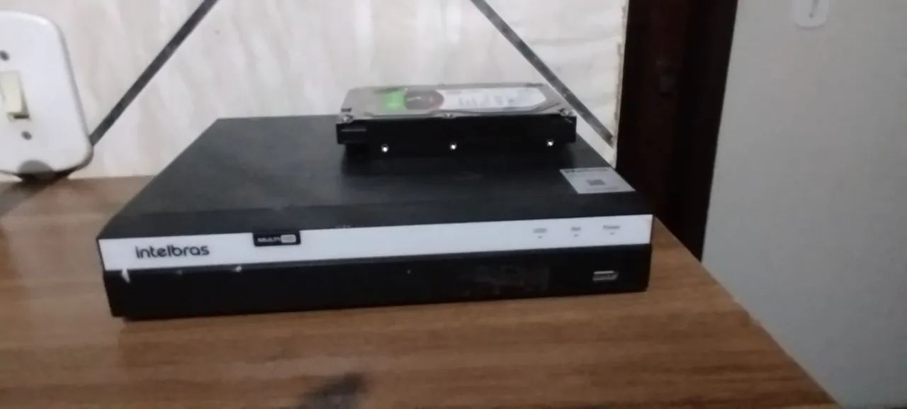 DVR 16CH INTELBRAS + 01HD DE 04TB
