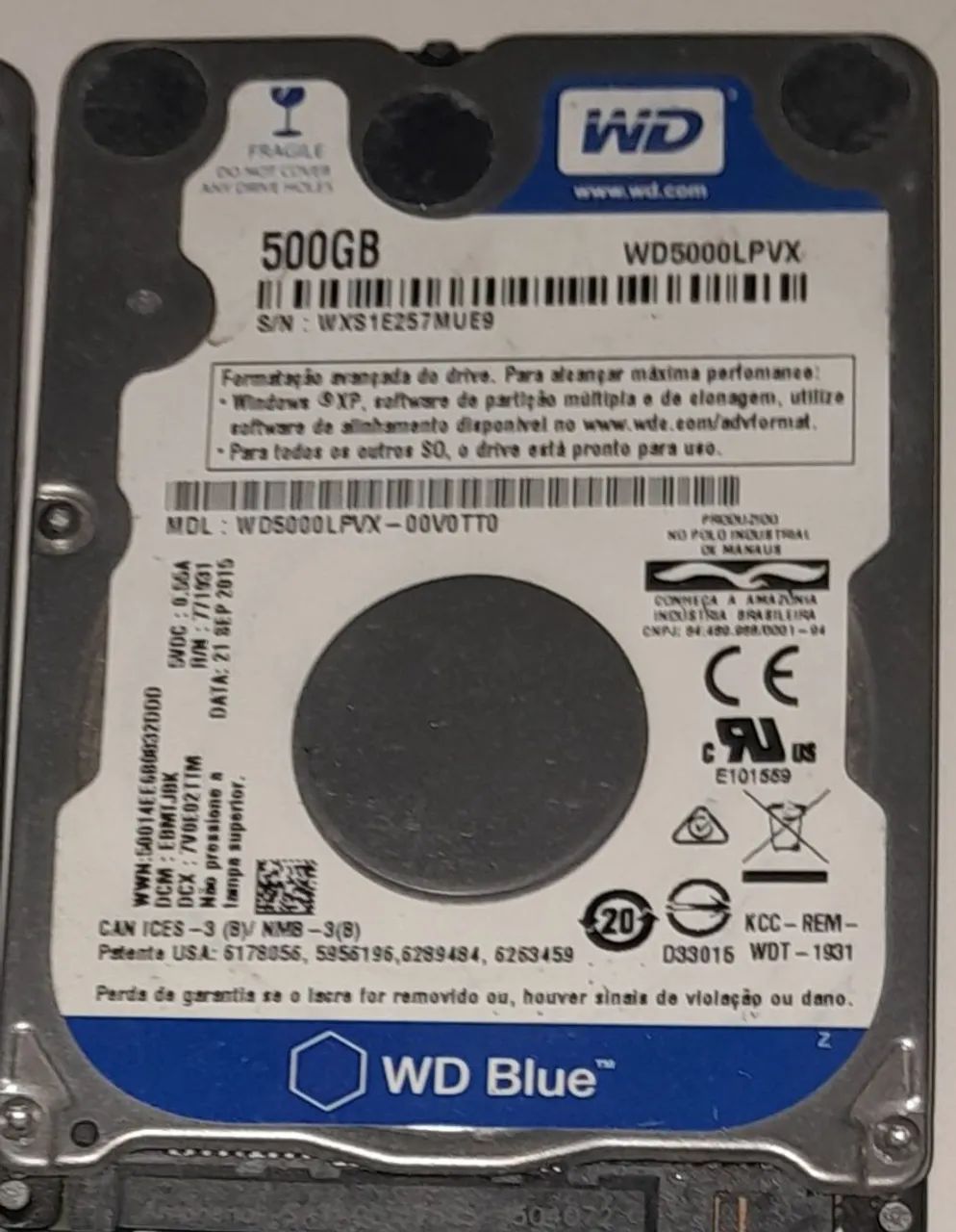 {HD} de 500gb pra Notebook [FAÇA SUA OFERTA]