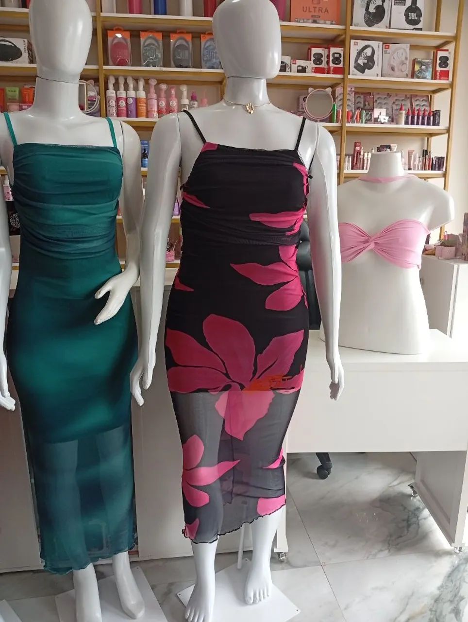 Vestido Elegance Verde em Tule