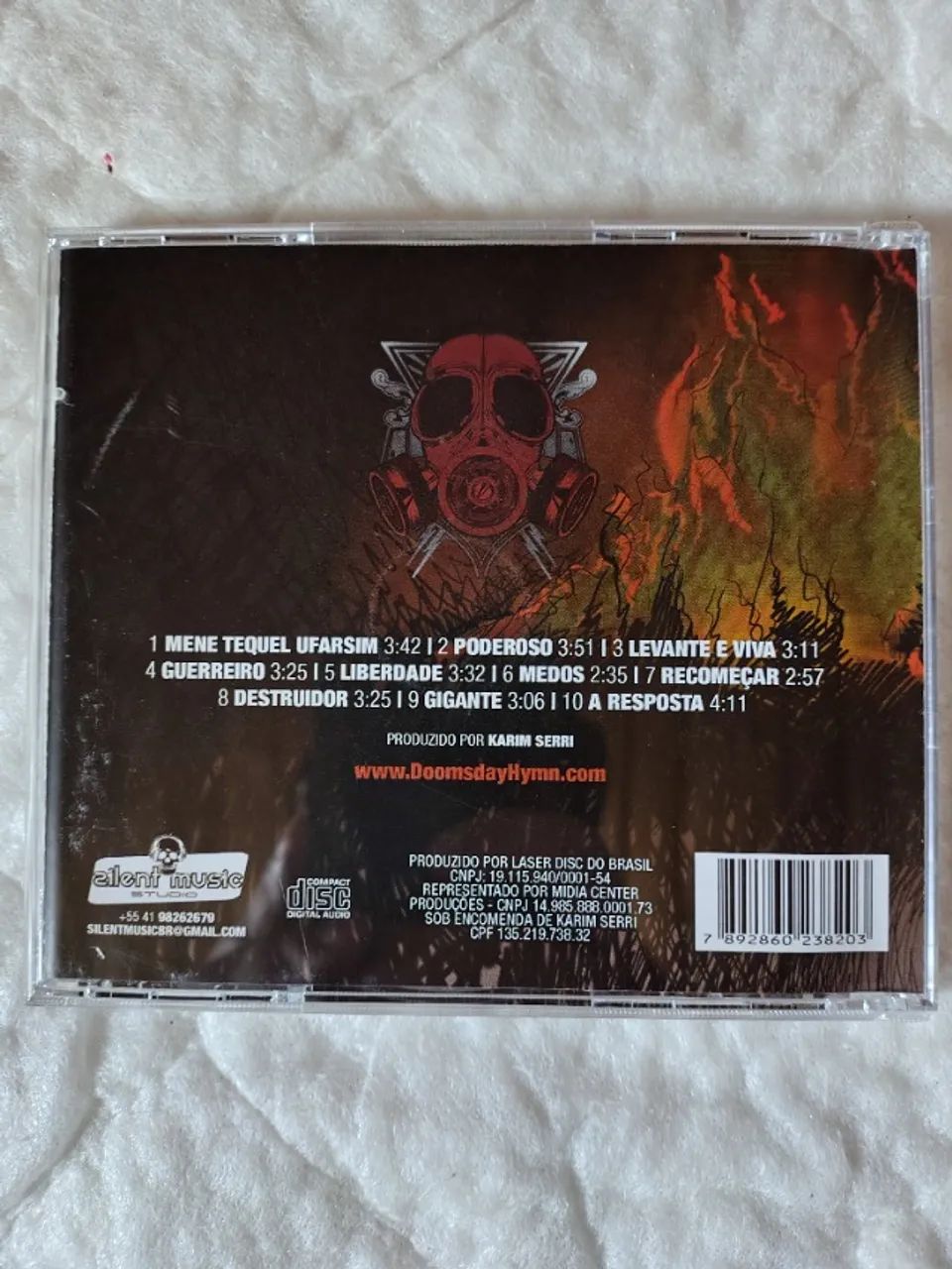 Cd Doomsday Hymn - Mene Tequel Ufarsim (usado) - Foto 2