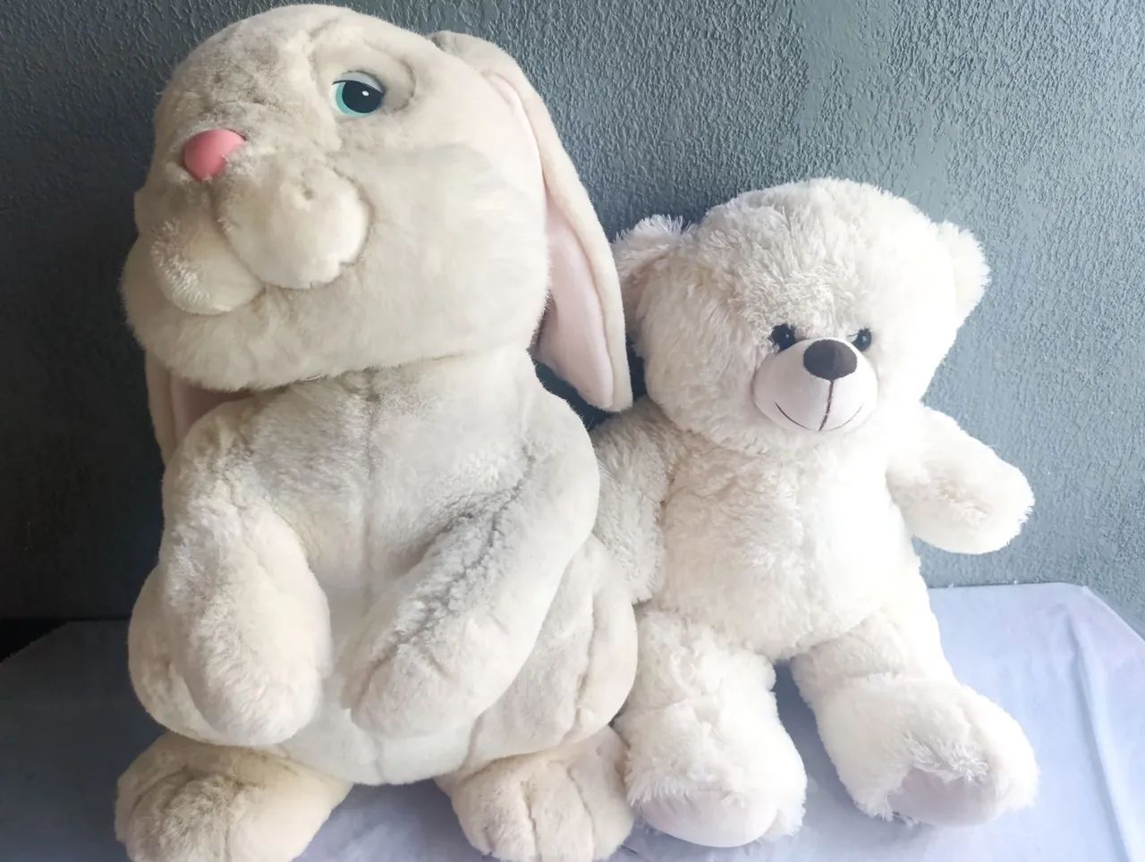 Urso pelúcia e Coelho 