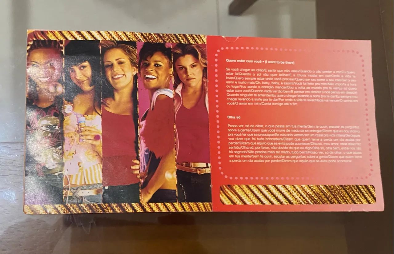 Capas, encarte, acrílico rosa e cd do Rouge - Foto 3