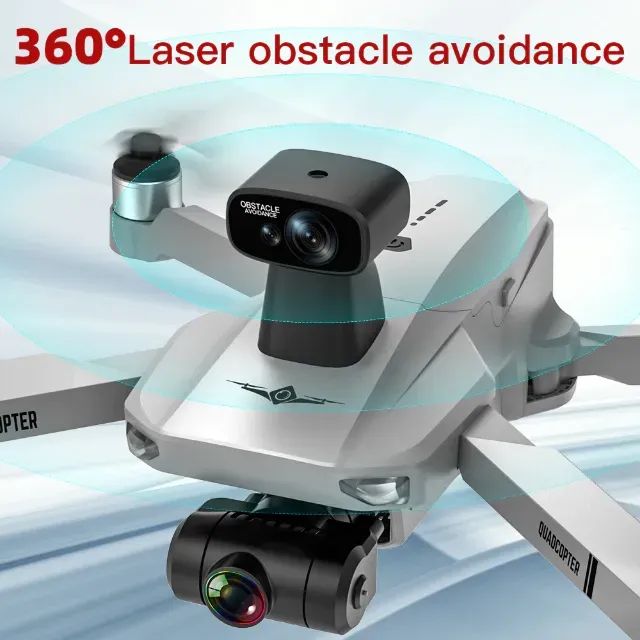 Drone Kf102 Max 4k 2bat Gps 5g 2eixos 22min (sensor)  - Foto 5