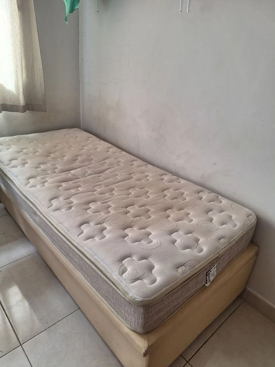 Cama box de solteiro com baú + Colchão - Foto 2