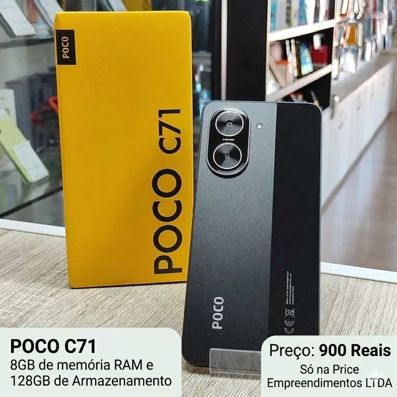 XIAOMI POCO C71 8gb e 128gb - Celulares e Smartphones - Santo
