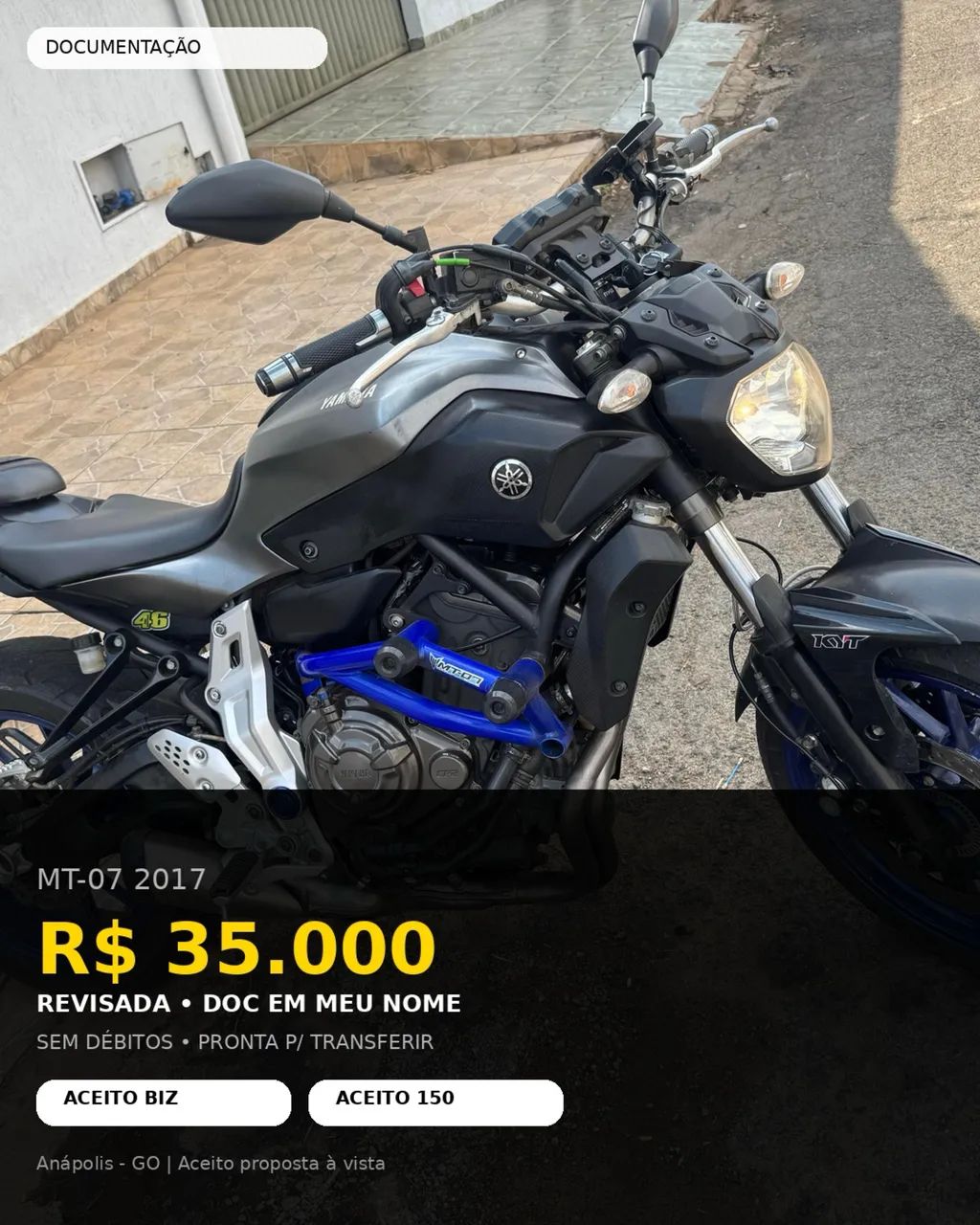 YAMAHA MT-07 2017  - Foto 4