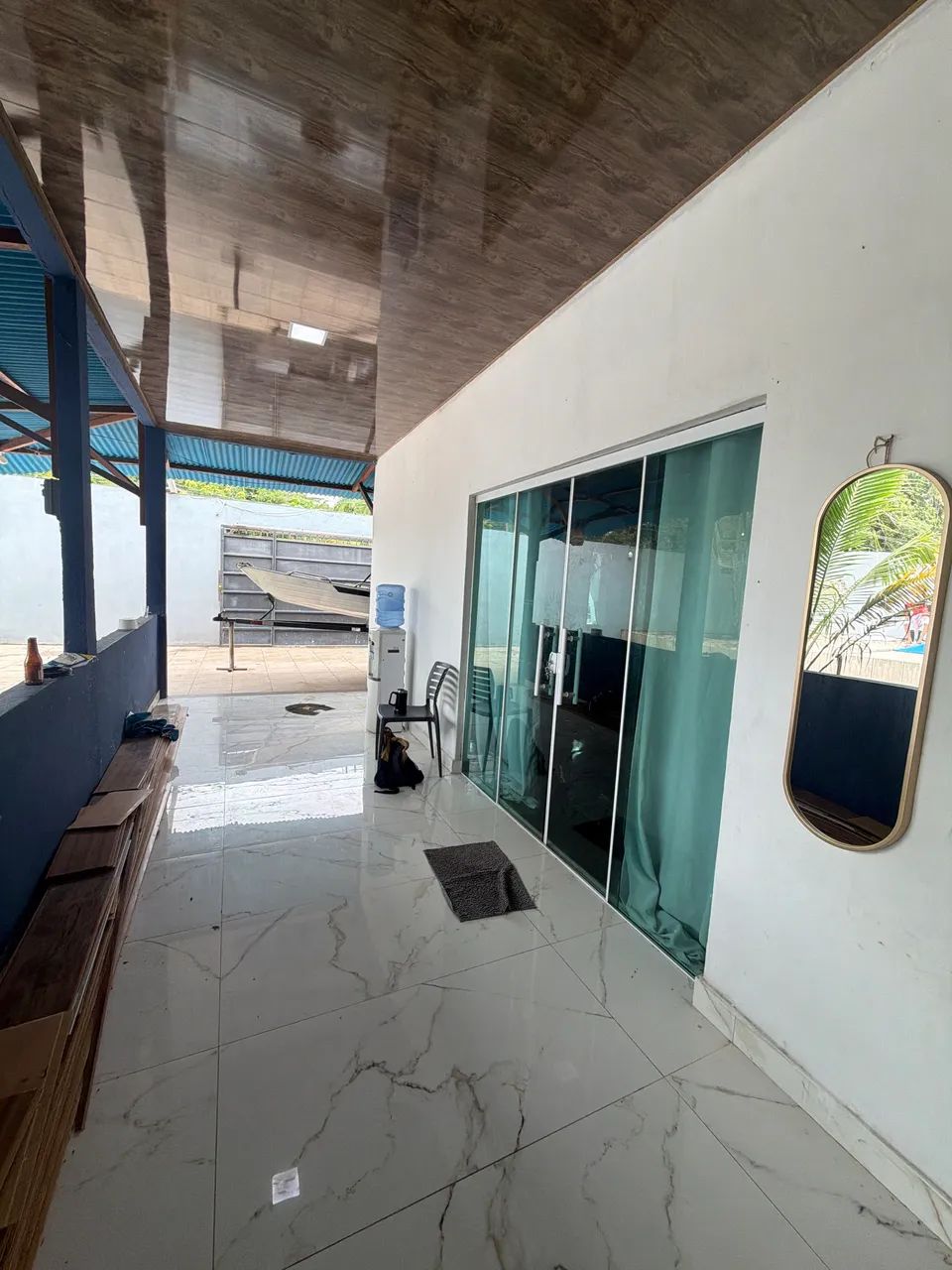 casa com piscina alugo mobiliada por mes  - Foto 5