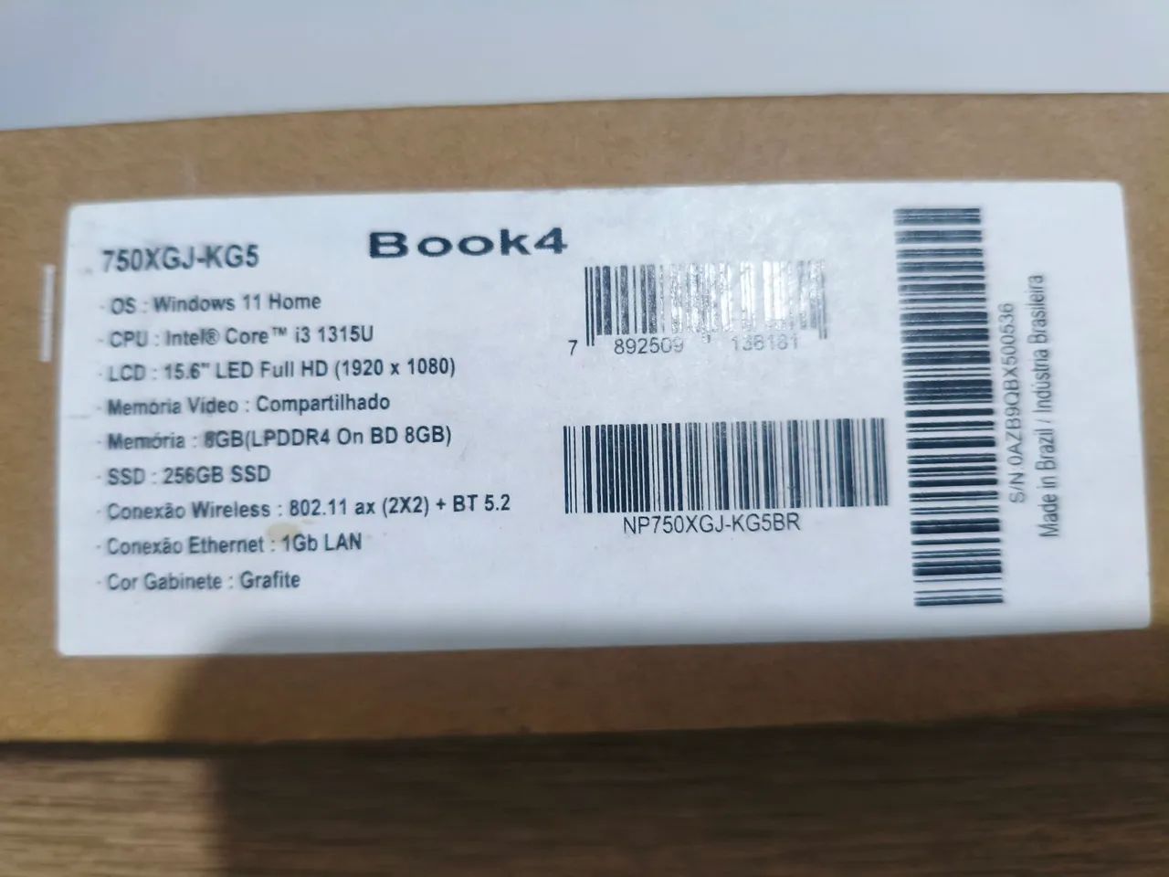 Notebook Samsung 