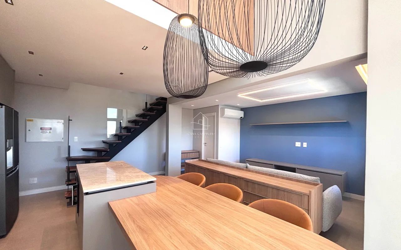 Apartamento Duplex Mobiliado para alugar com 1 Quarto, 89m² - Nova Campinas - Foto 4