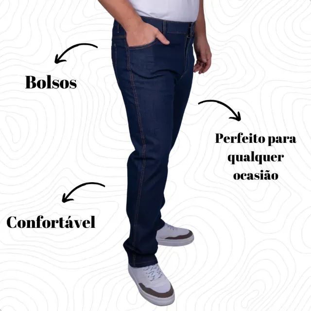 BERMUDA JEANS PREMIUM PLUS SIZE - TAMANHO 54 - Foto 5