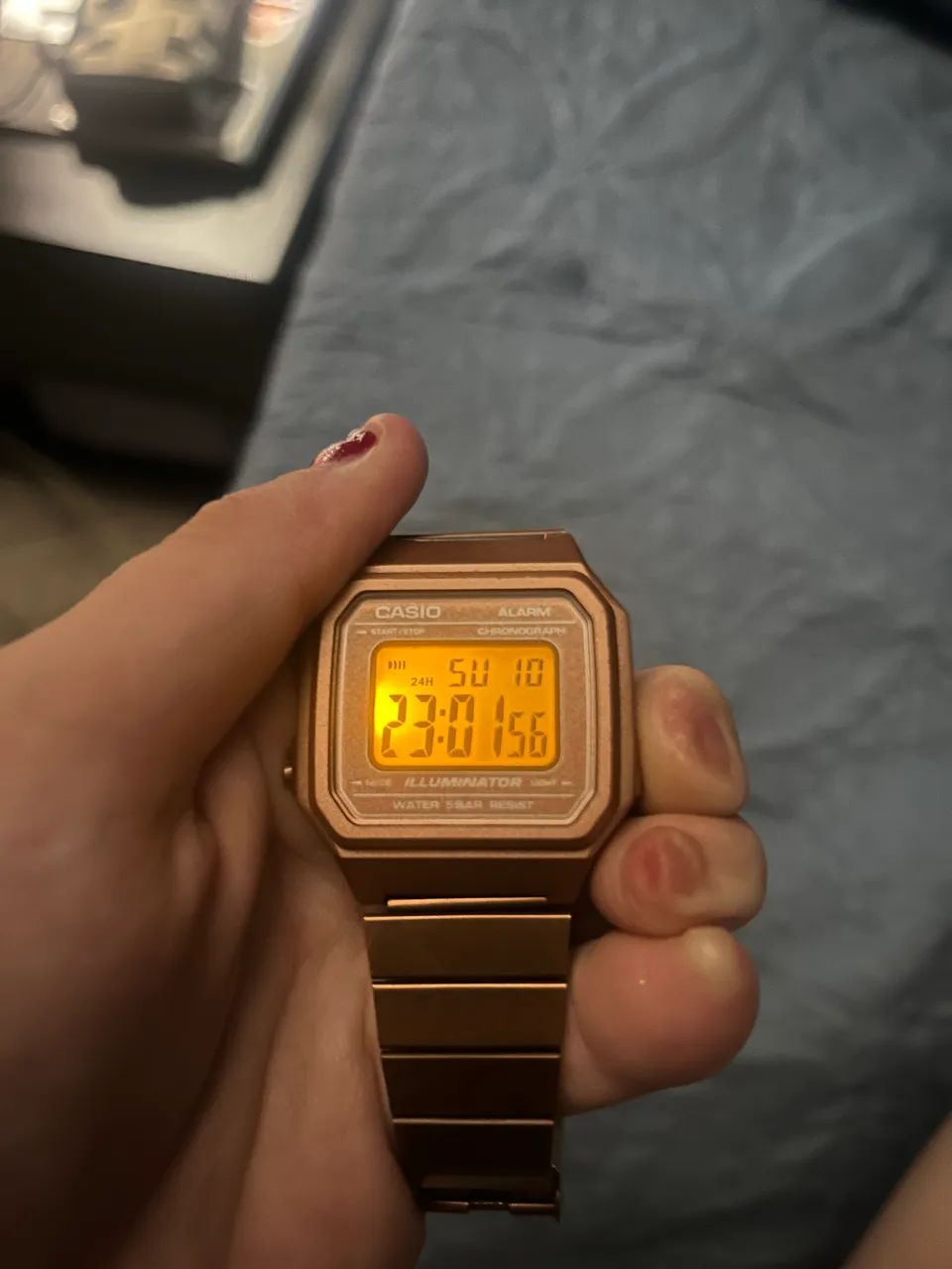 Relógio casio 650w rose gold - Foto 2