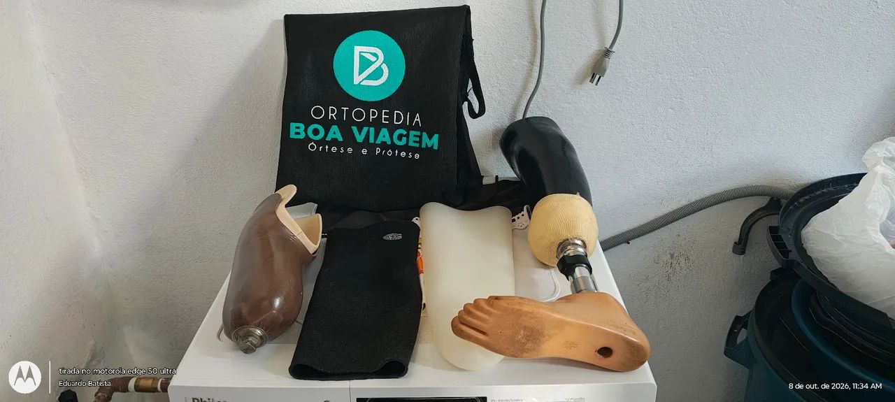 Prótese compreta + LINE + joelheira  e um encher reserva 