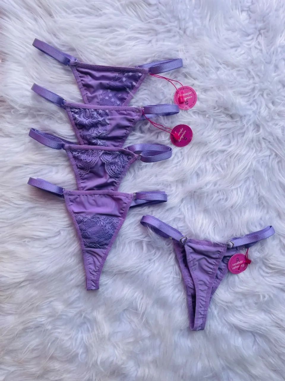 Calcinha Fio com Renda