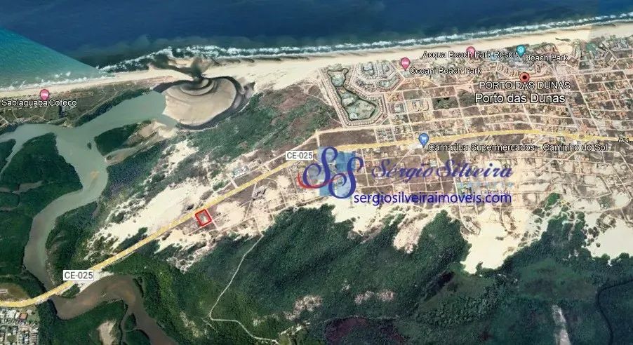 Amplo terreno com 7.500m² em excelente localização no Porto das Dunas.