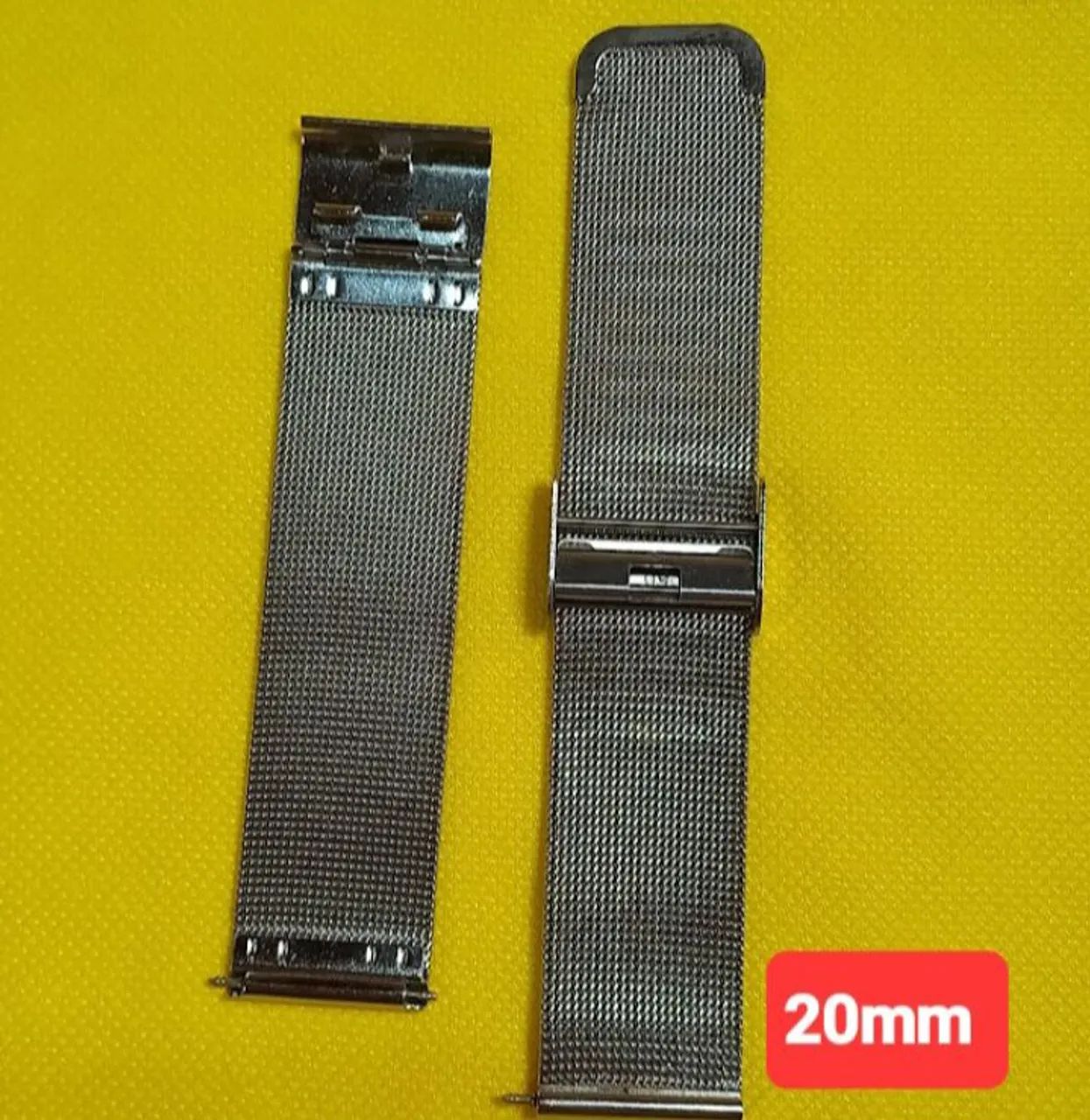 Pulseira de aço inoxidavel tipo milanese largura de 20mm - Foto 4
